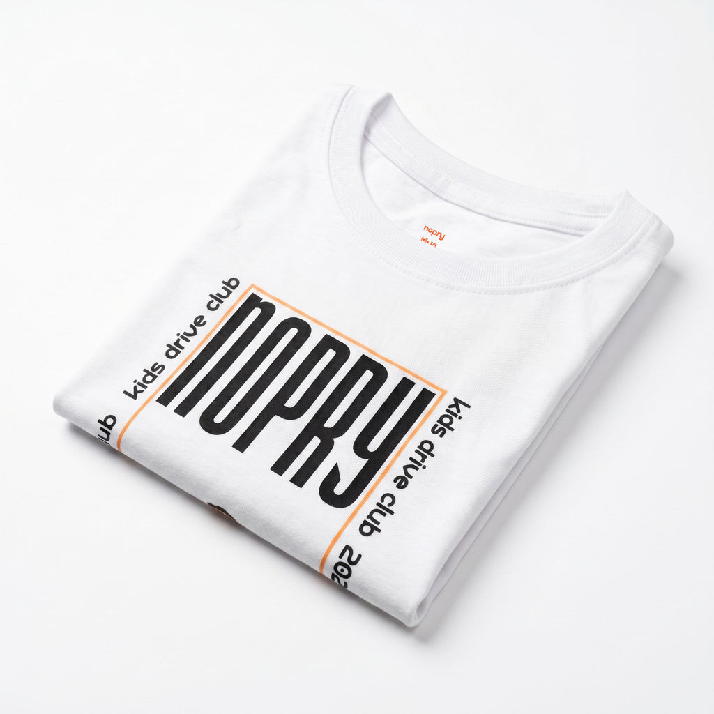 Polera manga larga blanca / MOTO