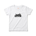 Polera manga corta blanca / moto nopry