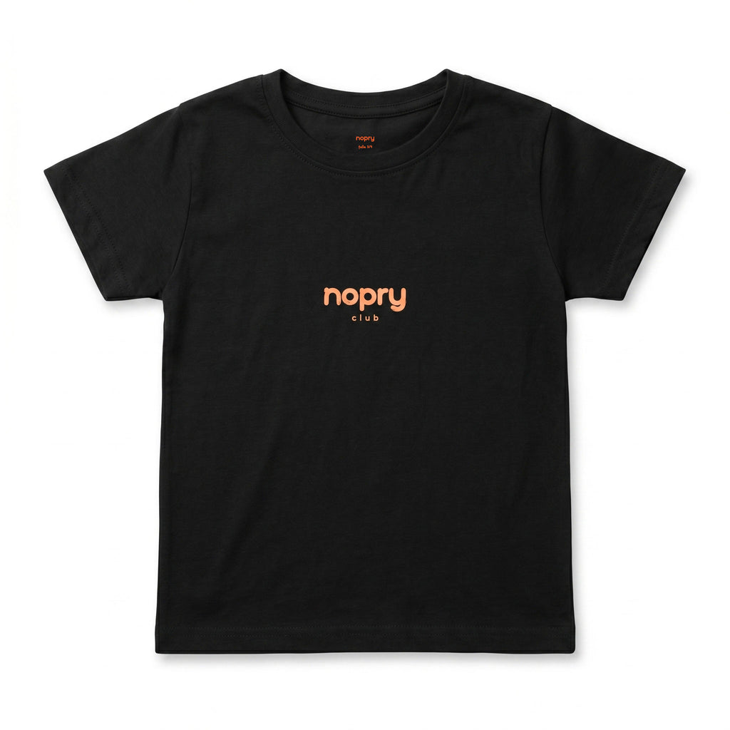 Polera manga corta negra / F1 nopry