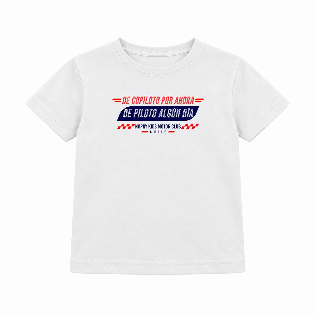 Polera De COPILOTO por ahora / niño