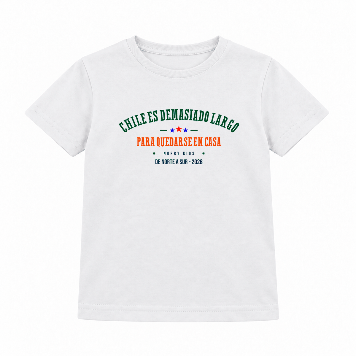 polera CHILE es demasiado largo para quedarse en casa / niño