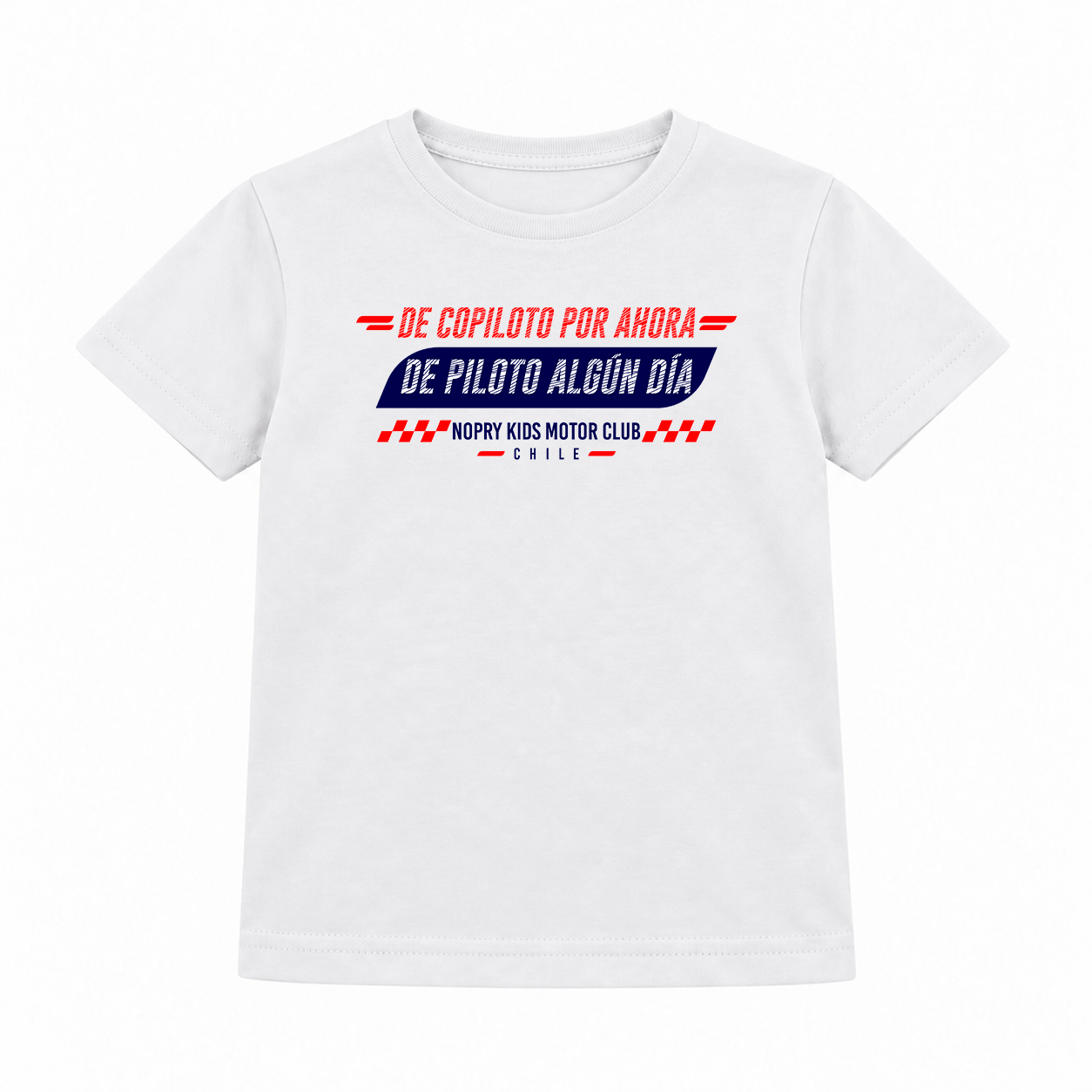 Polera De COPILOTO por ahora / niño