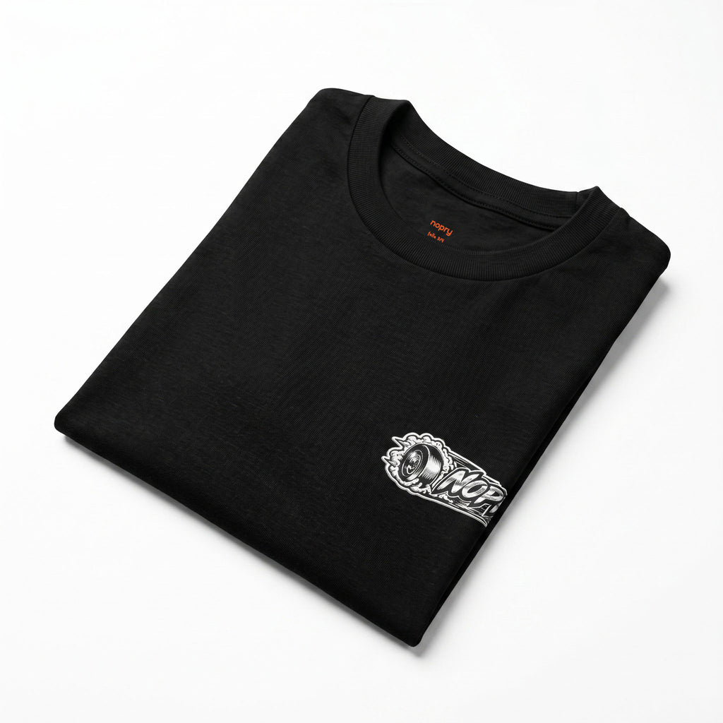 Polera manga corta negra / Monster Truck