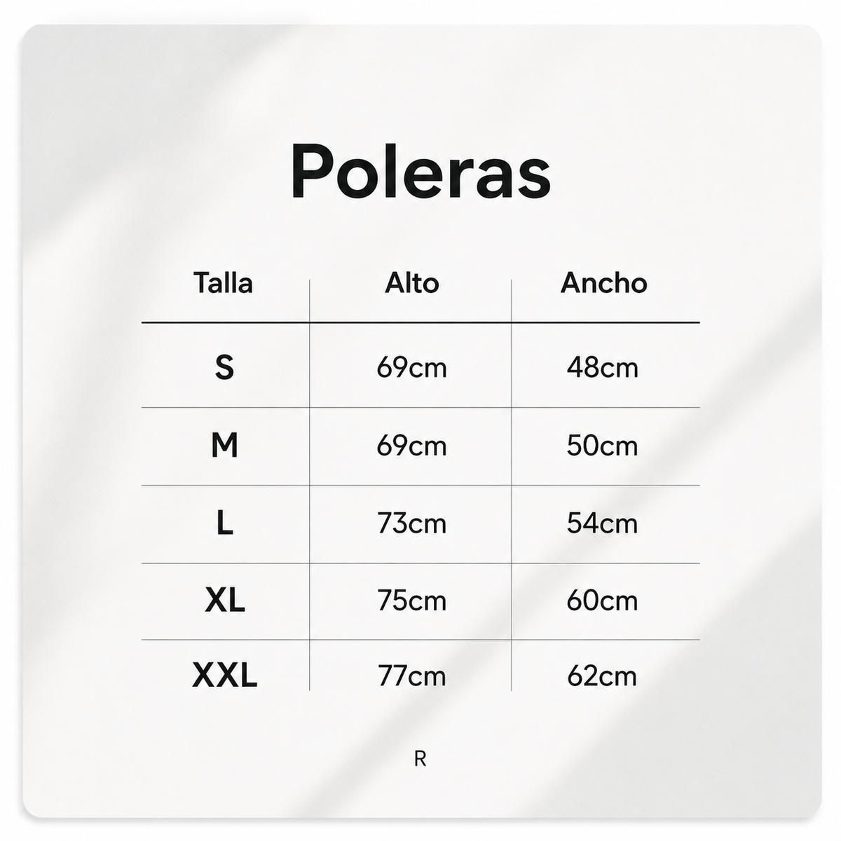 Polera Tragos típicos chile