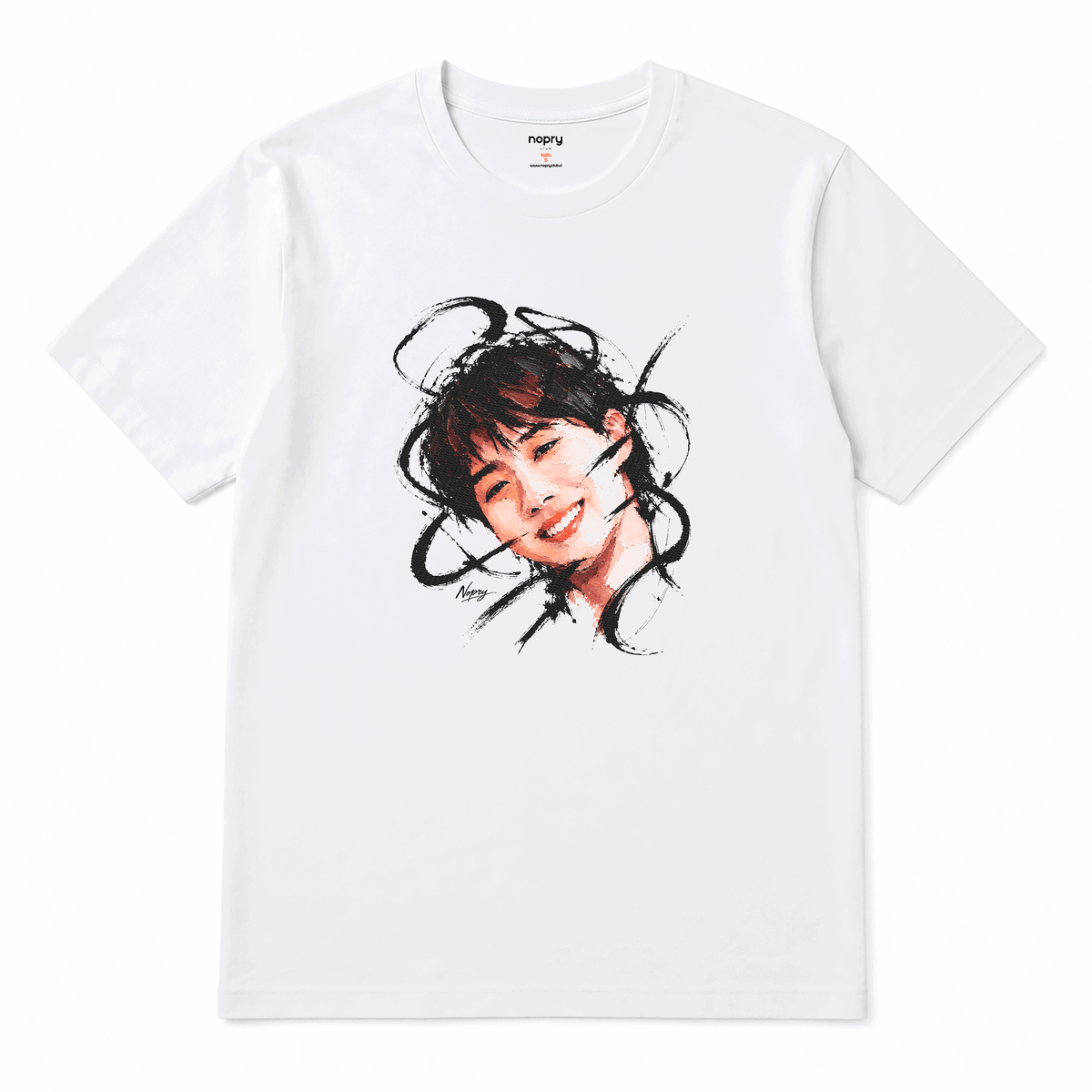Polera J-Hope acuarela PORTRAIT