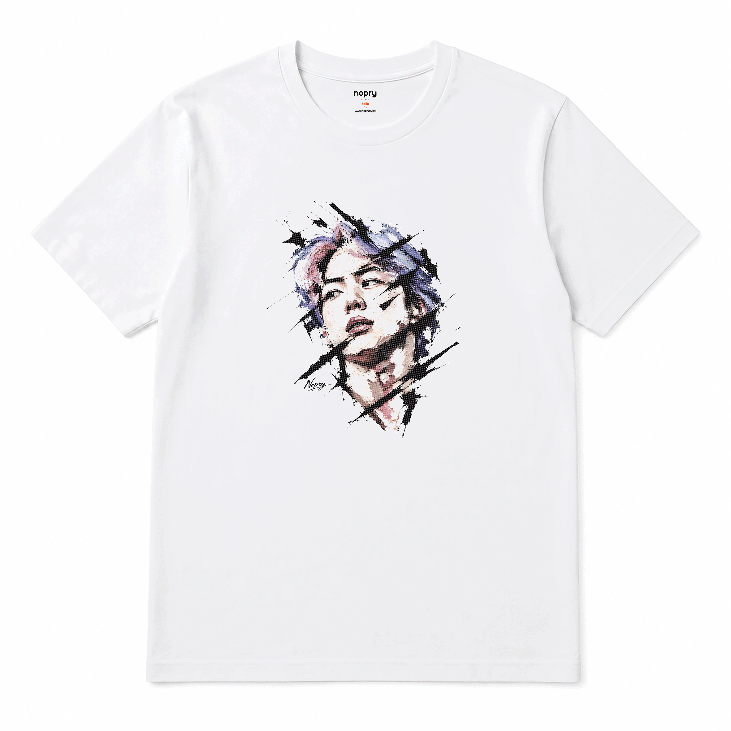 Polera JIN acuarela PORTRAIT