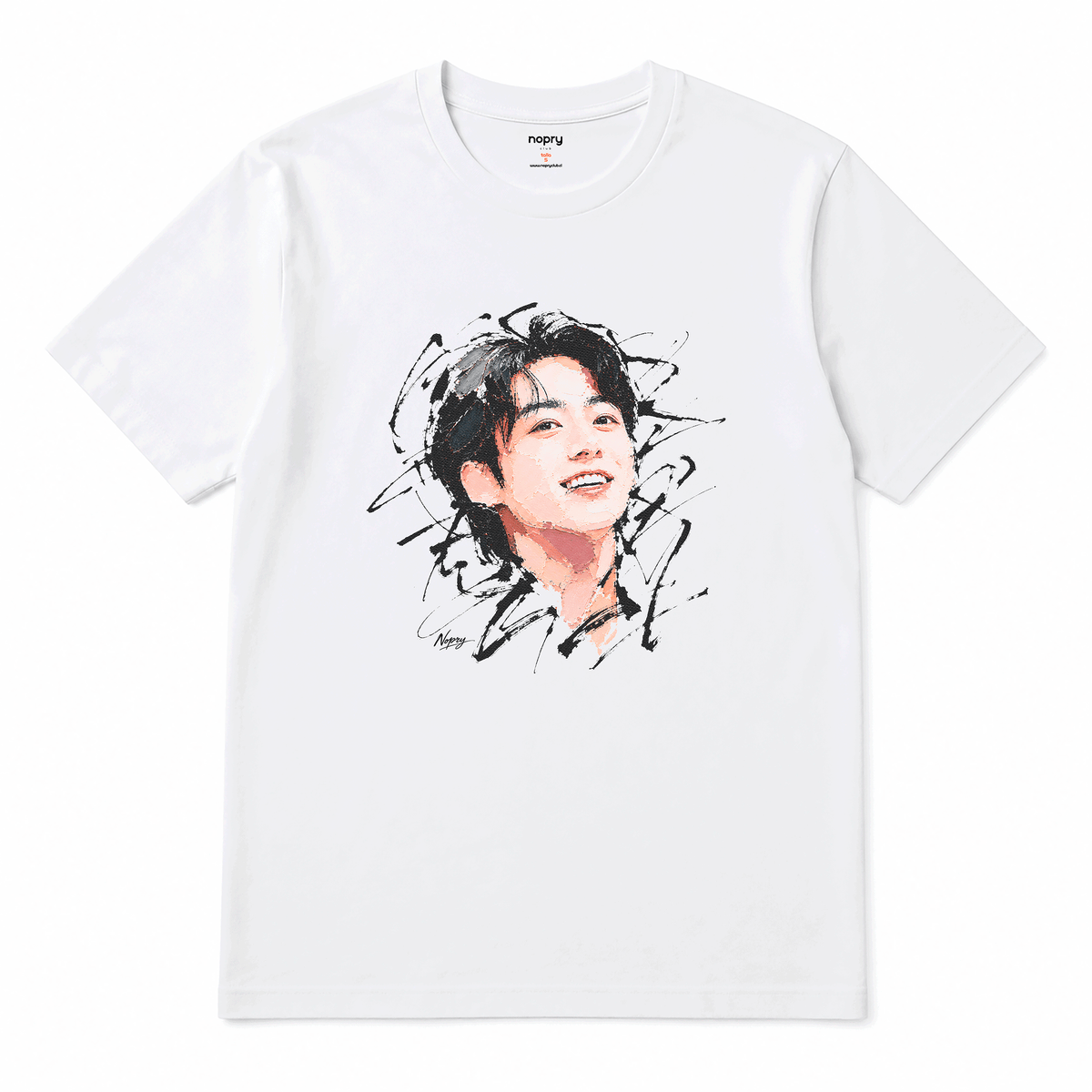Polera jungkook acuarela PORTRAIT