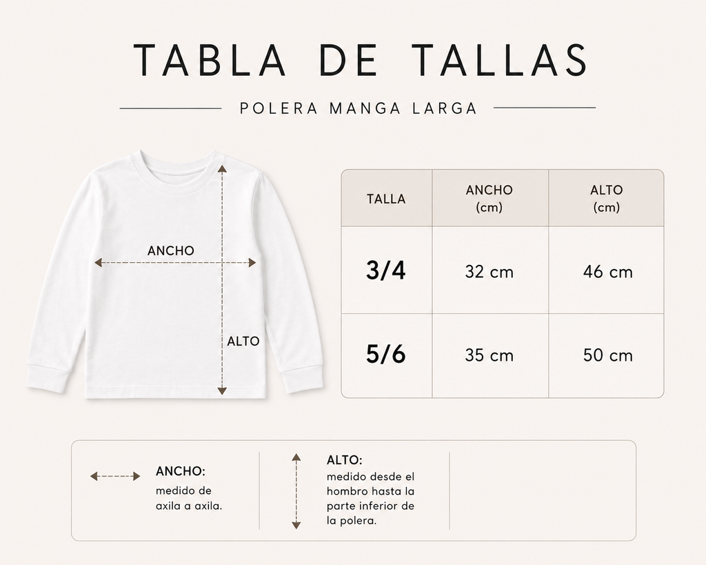Polera manga larga blanca / moto nopry