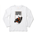 Polera manga larga blanca / MOTO