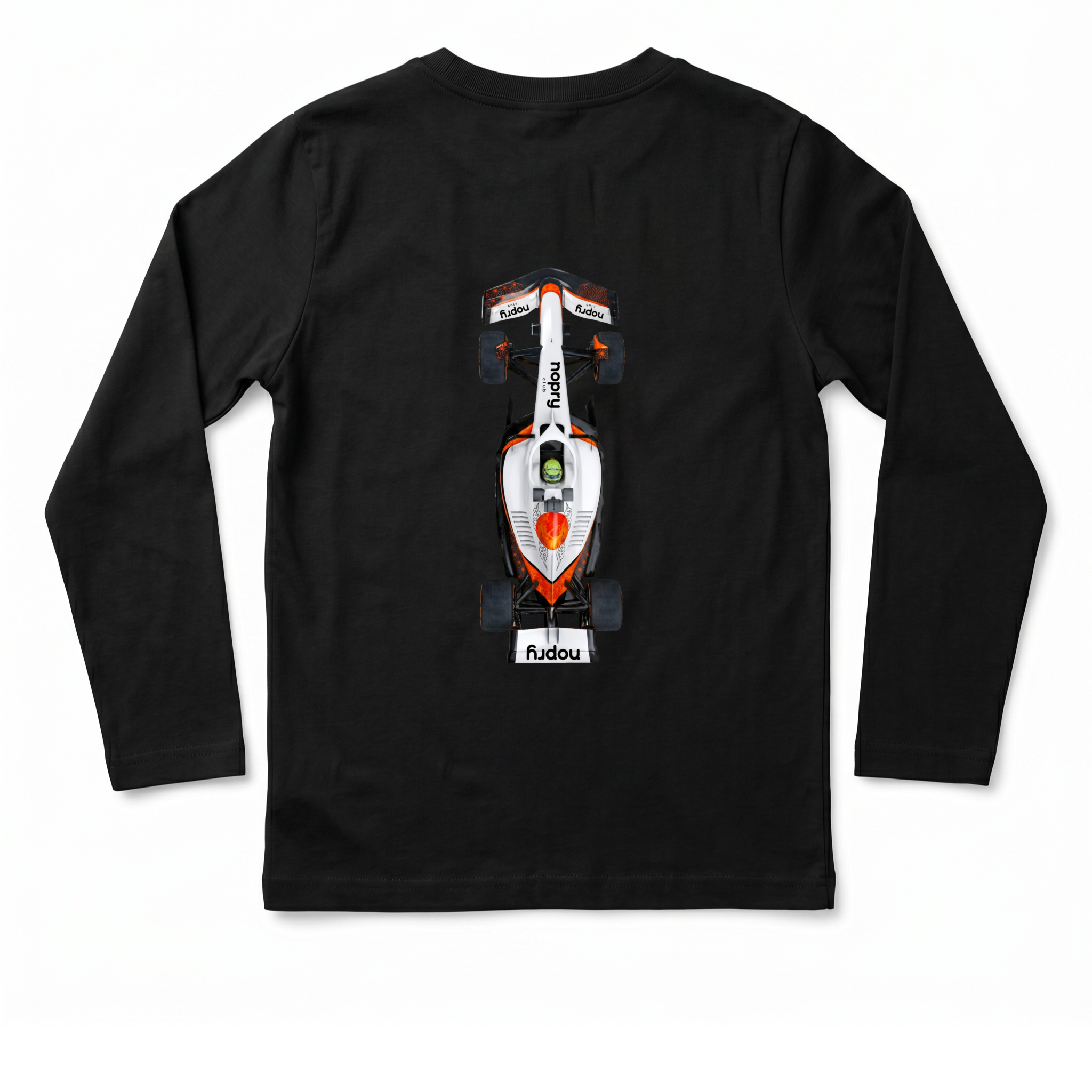 Polera manga larga negra / F1 nopry