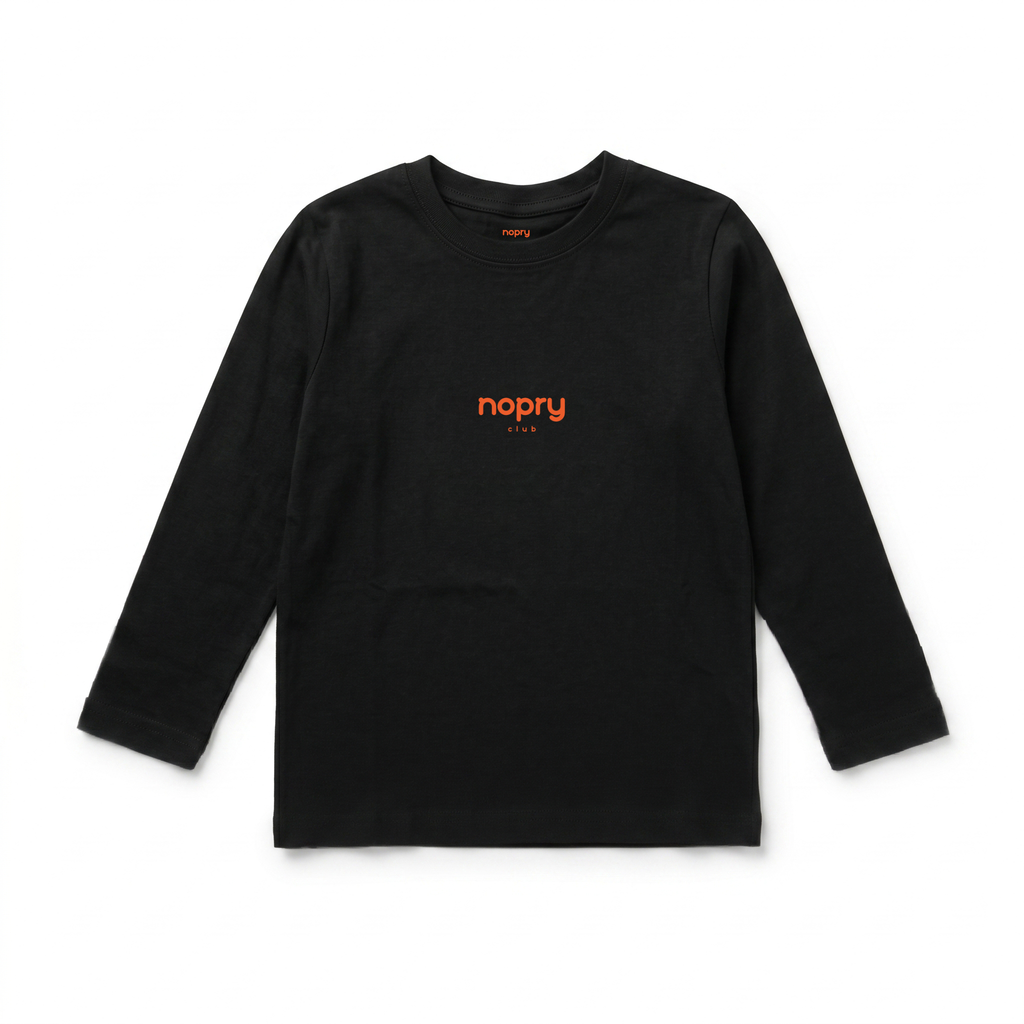 Polera manga larga negra / F1 nopry