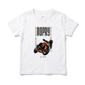 Polera manga corta blanca / MOTO