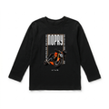 Polera manga larga negra / MOTO