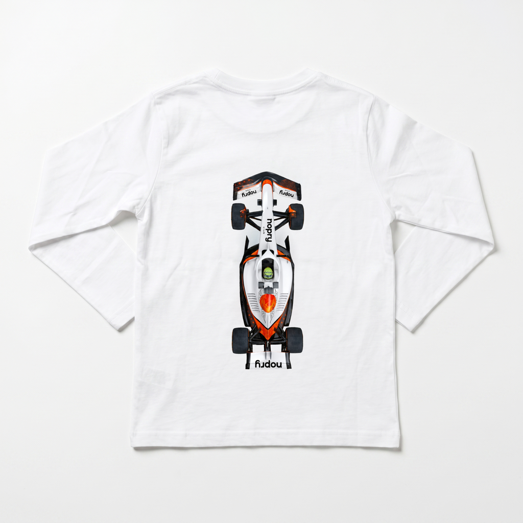 Polera manga larga blanca / F1 nopry