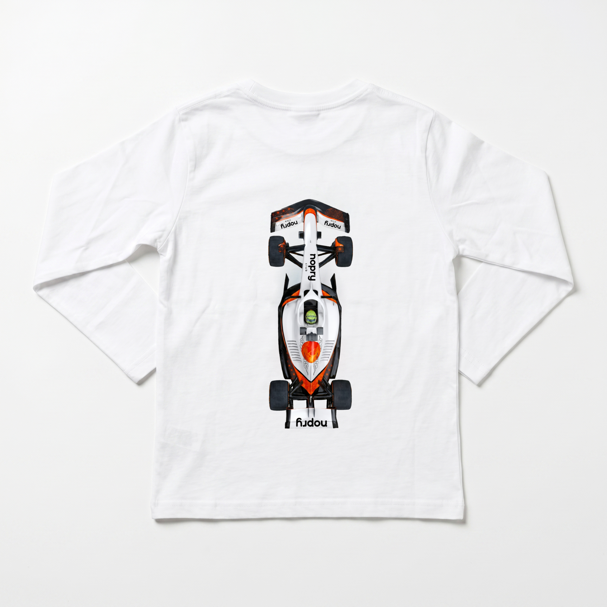 Polera manga larga blanca / F1 nopry
