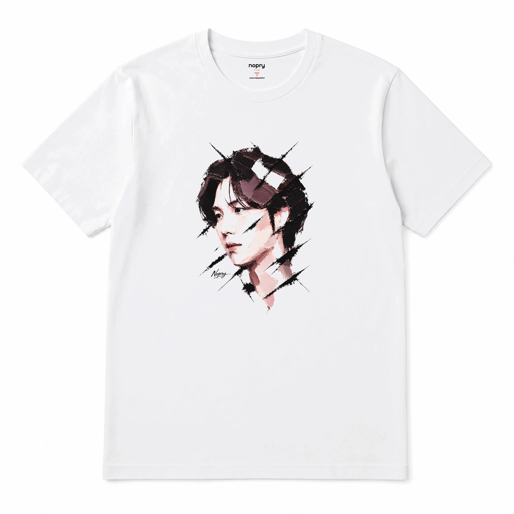 Polera SUGA acuarela PORTRAIT