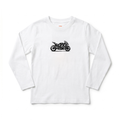 Polera manga larga blanca / moto nopry