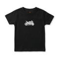 Polera manga corta negra / moto nopry