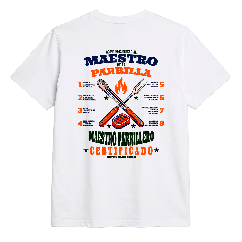 Polera Maestro de la parrilla