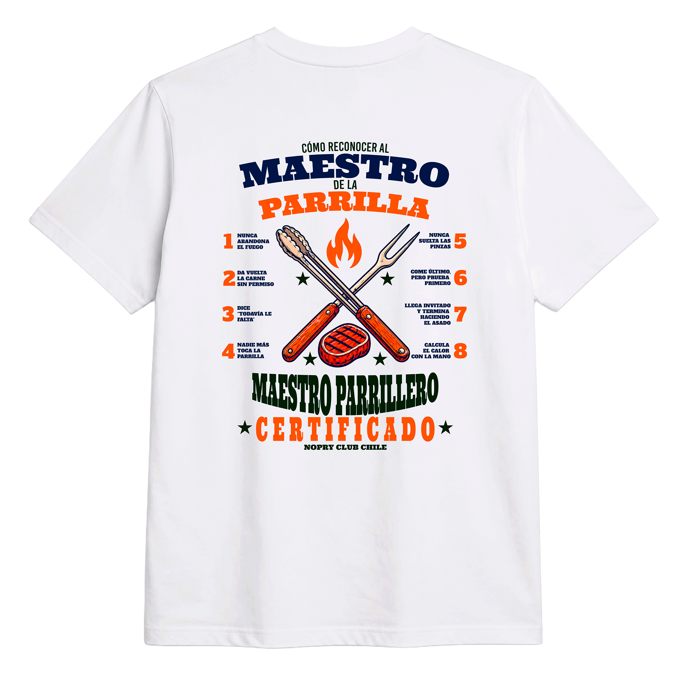 Polera Maestro de la parrilla